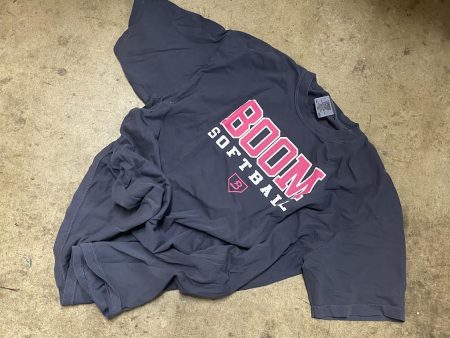 Boom Block 2-color Comfort Colors Navy Tee For Discount