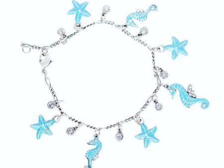 Anne Koplik Seahorse and Starfish Charm Bracelet Online Hot Sale