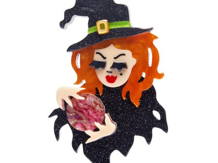 Erstwilder Not So Wicked Halloween Witch Brooch Designed in Australia Sale