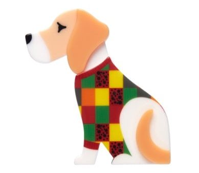 Erstwilder  Beatrice Beagle  Dog Brooch with Gift Box ~Designed in Melbourne~ on Sale