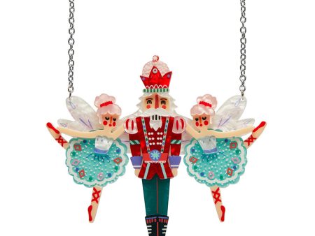 Erstwilder Festive Fairy Tale Nutcracker Ballet Necklace ~Merry Kitschmas Collection~ Online now