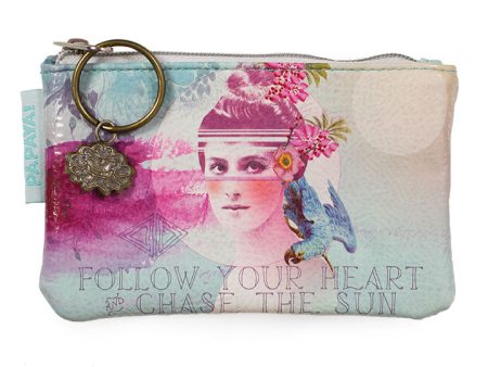 PAPAYA! Art Sun Chaser Coin Purse (5.5  x 3.5 ) on Sale