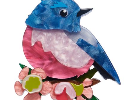 Erstwilder Riley the Robin Bird Brooch ~Australiana Collection~ Fashion