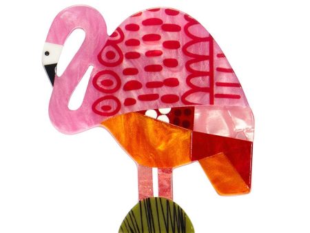 Erstwilder  A Flamingo Named Honk  Brooch with Gift Box ~Designed in Melbourne~ Discount