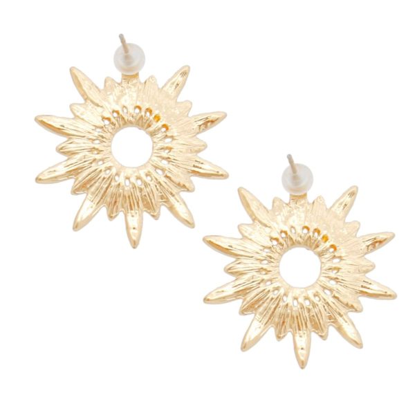 Stud Celestial Star Gold Earrings for Women For Discount