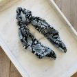 Long Hair Scarf - Black or Tan Snakeskin on Sale