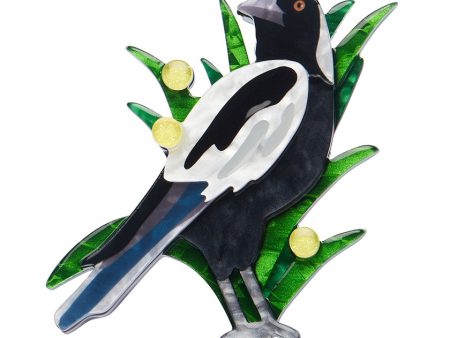 Erstwilder Max the Magpie Bird Brooch ~Australiana Collection~ Supply