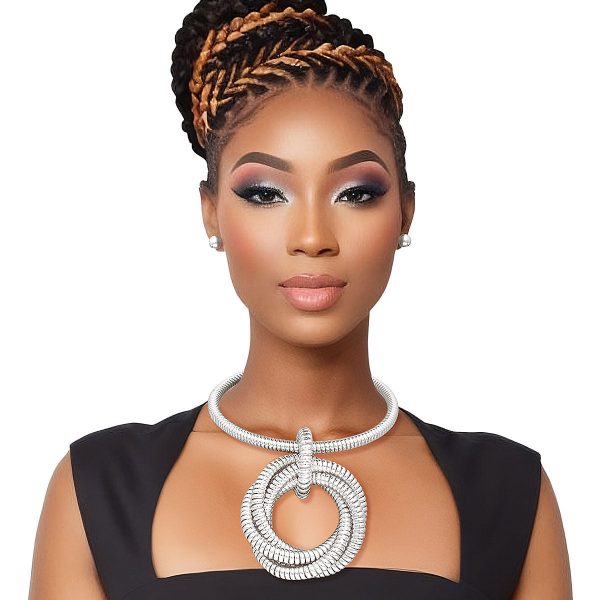 Silver Coiled Ring Collar Set Hot on Sale