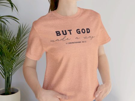 But God Made a Way Jersey Short Sleeve Tee Cheap