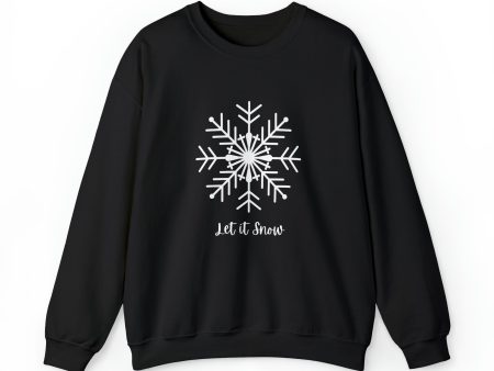 Let it Snow Unisex Heavy Blend™ Crewneck Sweatshirt Cheap