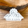 God is Good Mountain Vinyl Sticker Online Sale