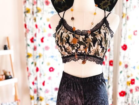 Court Me In Camo Bralette on Sale