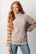 Super Seasonal Patchwork Waffle Knit Sweater Online