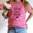 Bless This Mess Short Sleeve Tee For Cheap