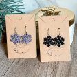 Bianna Black Glitter Snowflake Dangle Online now