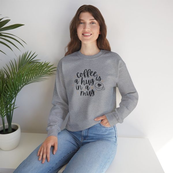 Coffee is a Hug in a Mug Unisex Heavy Blend™ Crewneck Sweatshirt Fashion