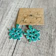 Charlotte Teal Glitter Snowflake Dangle Sale