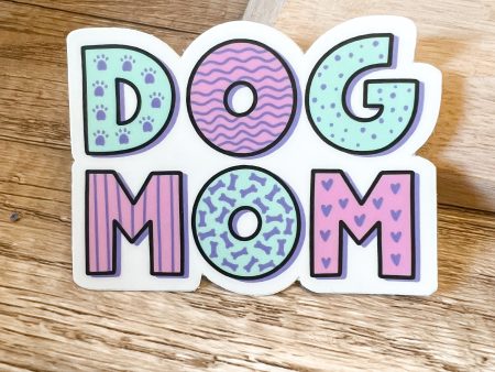 Dog Mom Premium Vinyl Sticker Online now