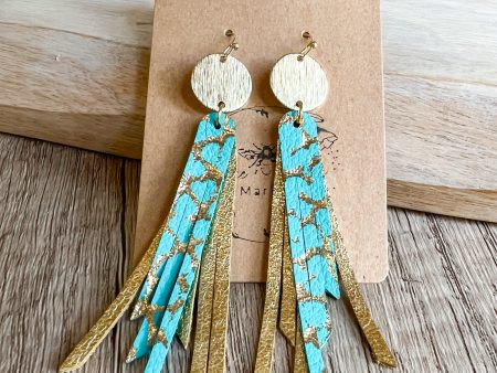 Lisa’s Turquoise Treasure Earrings For Sale