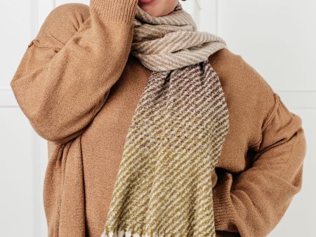 Cold Front Fringe Scarf • Earth Tones Cheap