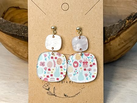 All Things Spring Acrylic Earrings For Discount