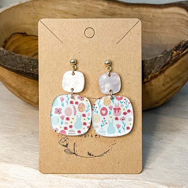 All Things Spring Acrylic Earrings For Discount