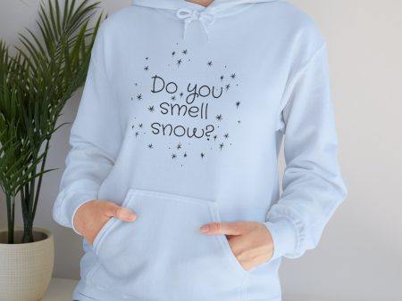 Do You Smell Snow?? Unisex Heavy Blend™ Hooded Sweatshirt Cheap