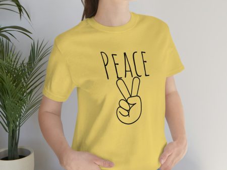 Peace Short Sleeve Tee Cheap