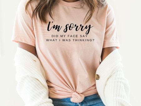 Pink I’m Sorry Tee For Discount