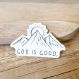 God is Good Mountain Vinyl Sticker Online Sale