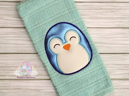 Penguin Squishy applique embroidery design (5 sizes included) DIGITAL DOWNLOAD Online Sale