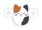 Calico Squishy Shoe Charm machine embroidery design single and multi files (3 versions included) DIGITAL DOWNLOAD Fashion