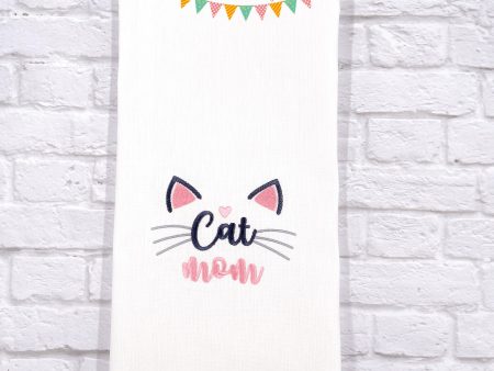 Cat Mom machine embroidery design (5 sizes included) DIGITAL DOWNLOAD Cheap