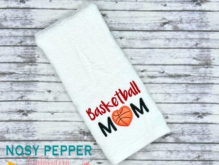 Basketball Mom Applique machine embroidery design (5 sizes included) DIGITAL DOWNLOAD For Cheap