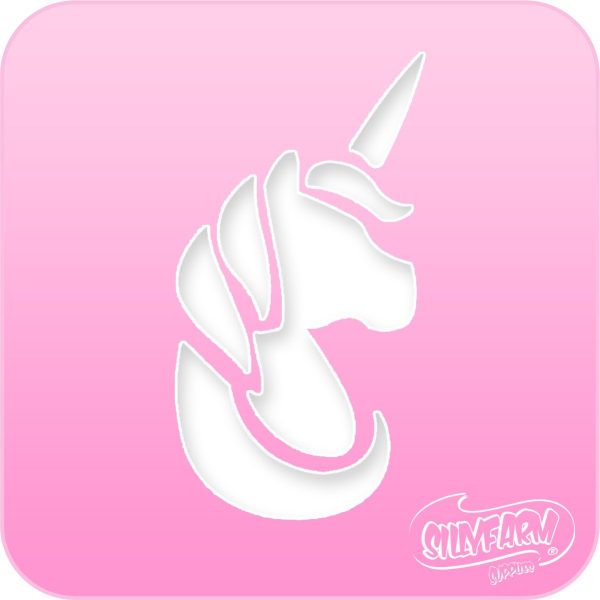 Unicorn 2 Pink Power Stencil Discount