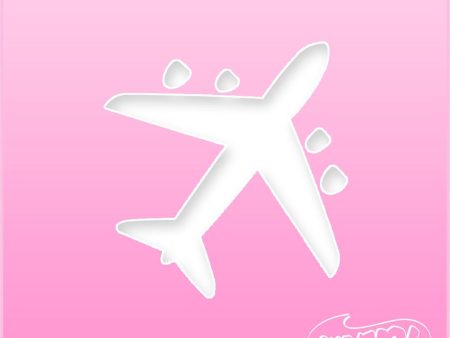 Airplane Pink Power Stencil Online now